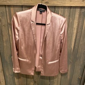 INC satin blazer size PP pink